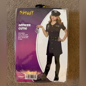 Spirit Police Officer Kids Costume - Size Medium